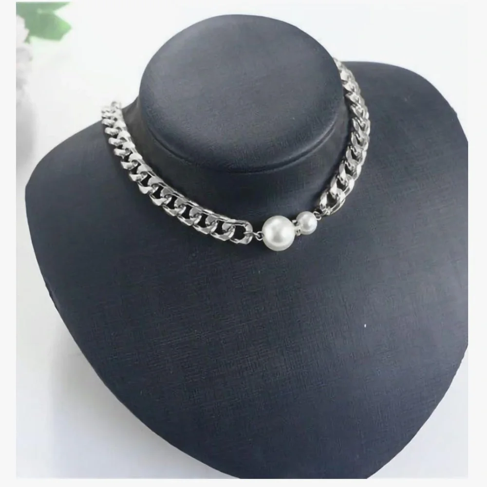 Celeste Pearl Luxe Choker Necklace